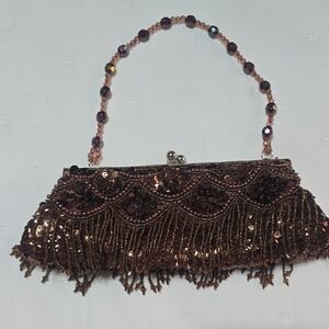 Chic Beaded Evening Clutch